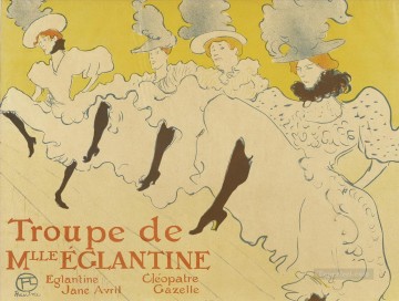  henri - Troupe de Mlle Elegantine affiche 1896 Toulouse Lautrec Henri de